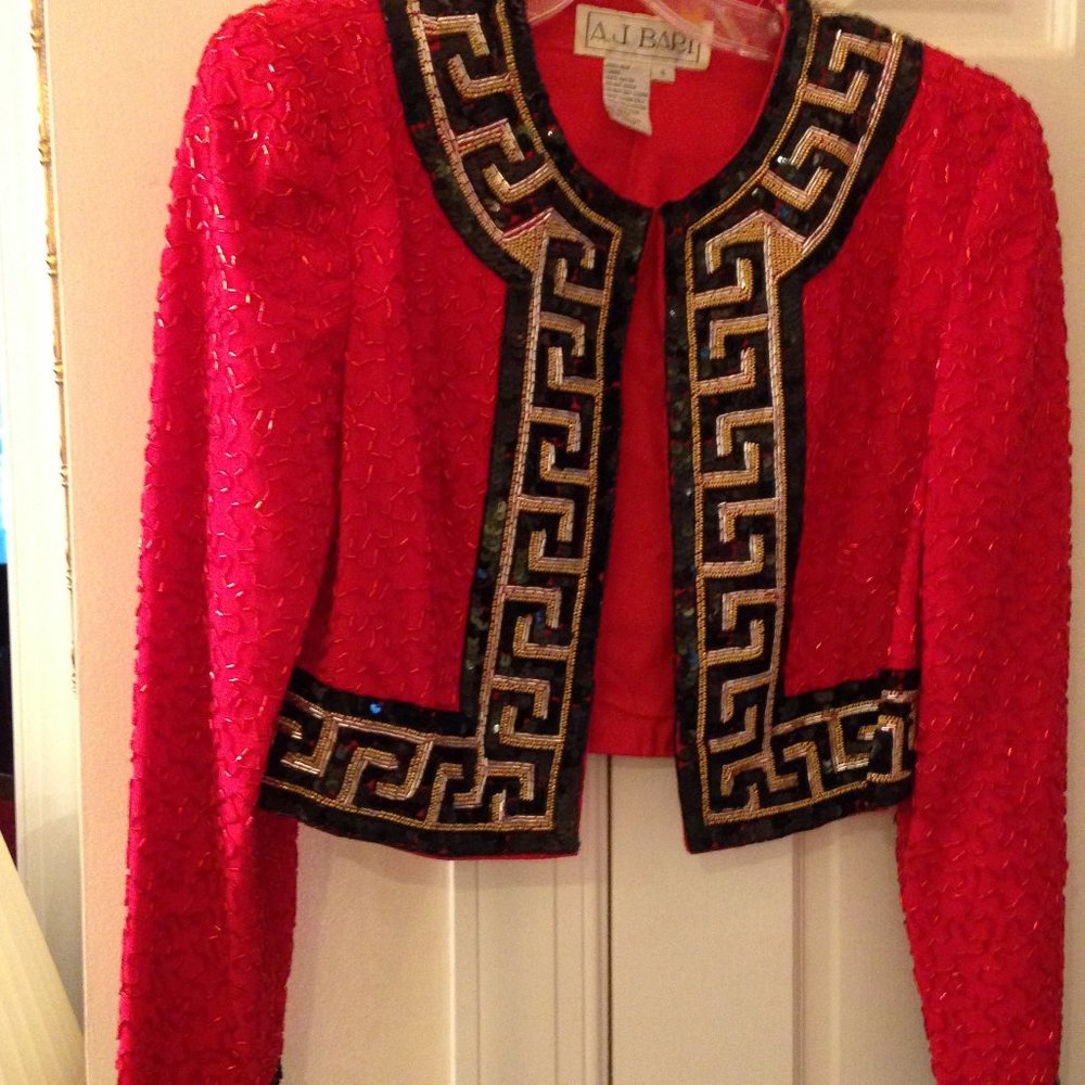 AJ Bari evening jacket size 6